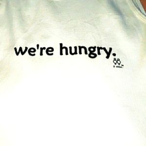 Maternity Tee "we're hungry"